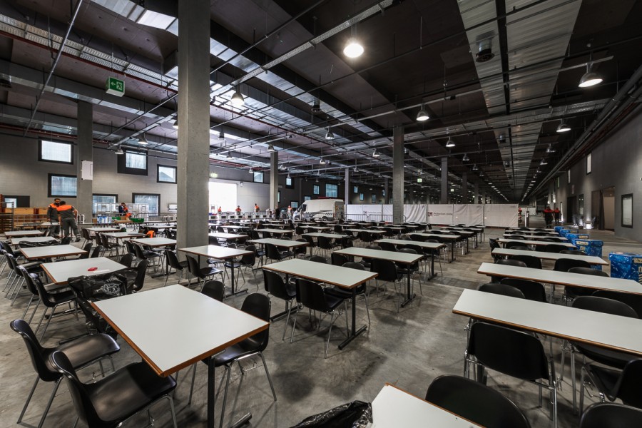 Centre d'accueil de Beaulieu pour personnes en quête de protection (Crédit photo : M. Trotta / PML-SPSL) 