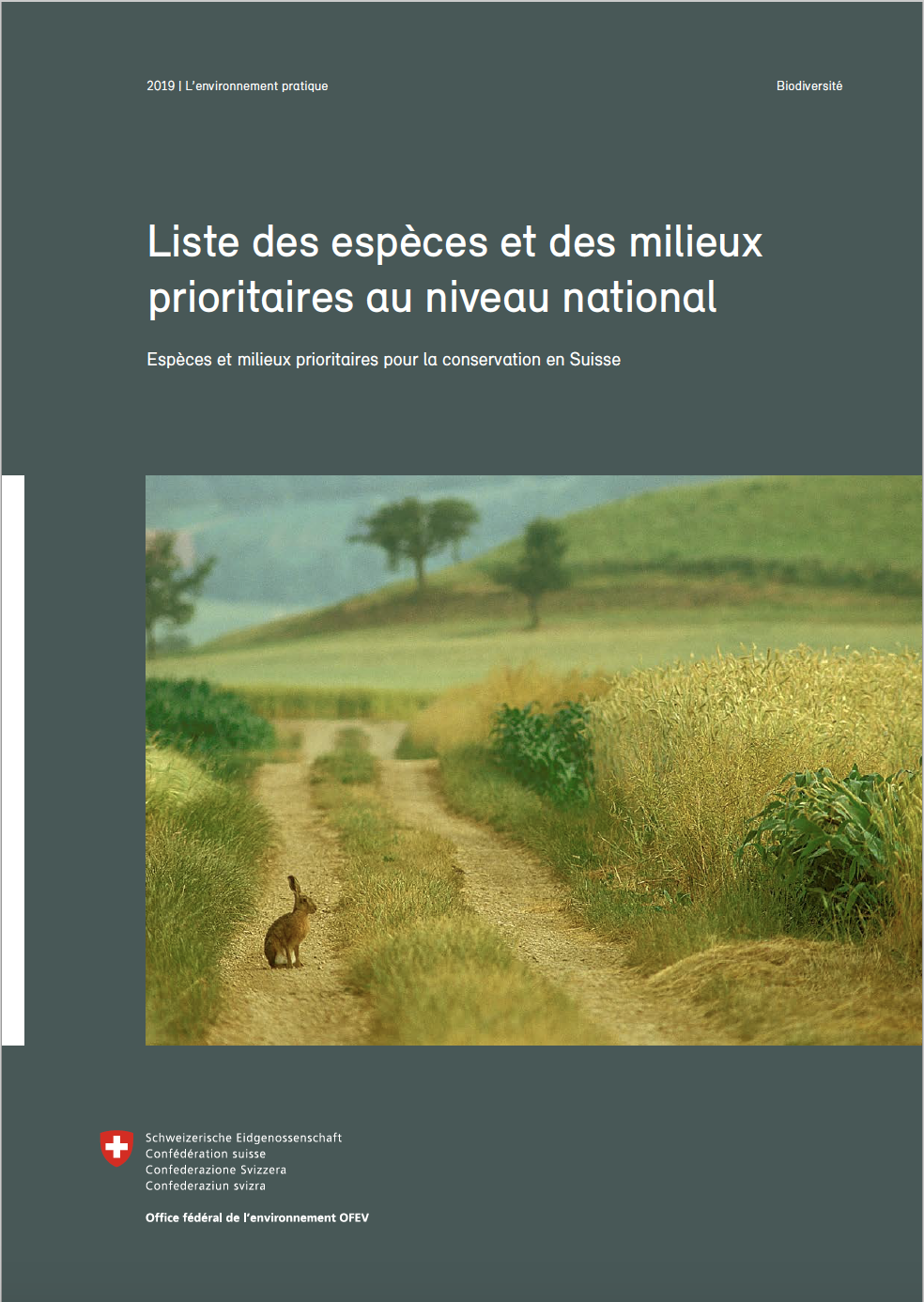 Liste des espèces et des milieux prioritaires au niveau national